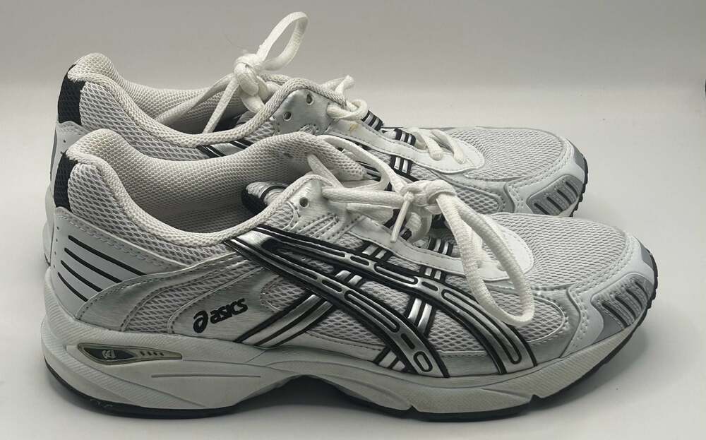 Asics Gel-1130 Running Shoes White Silver Women's Size 6.5 - Picture 2 of 6